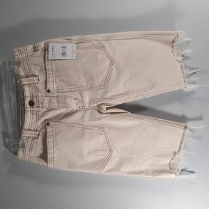 NWT FREE PEOPLE Natural shorts Sz 24